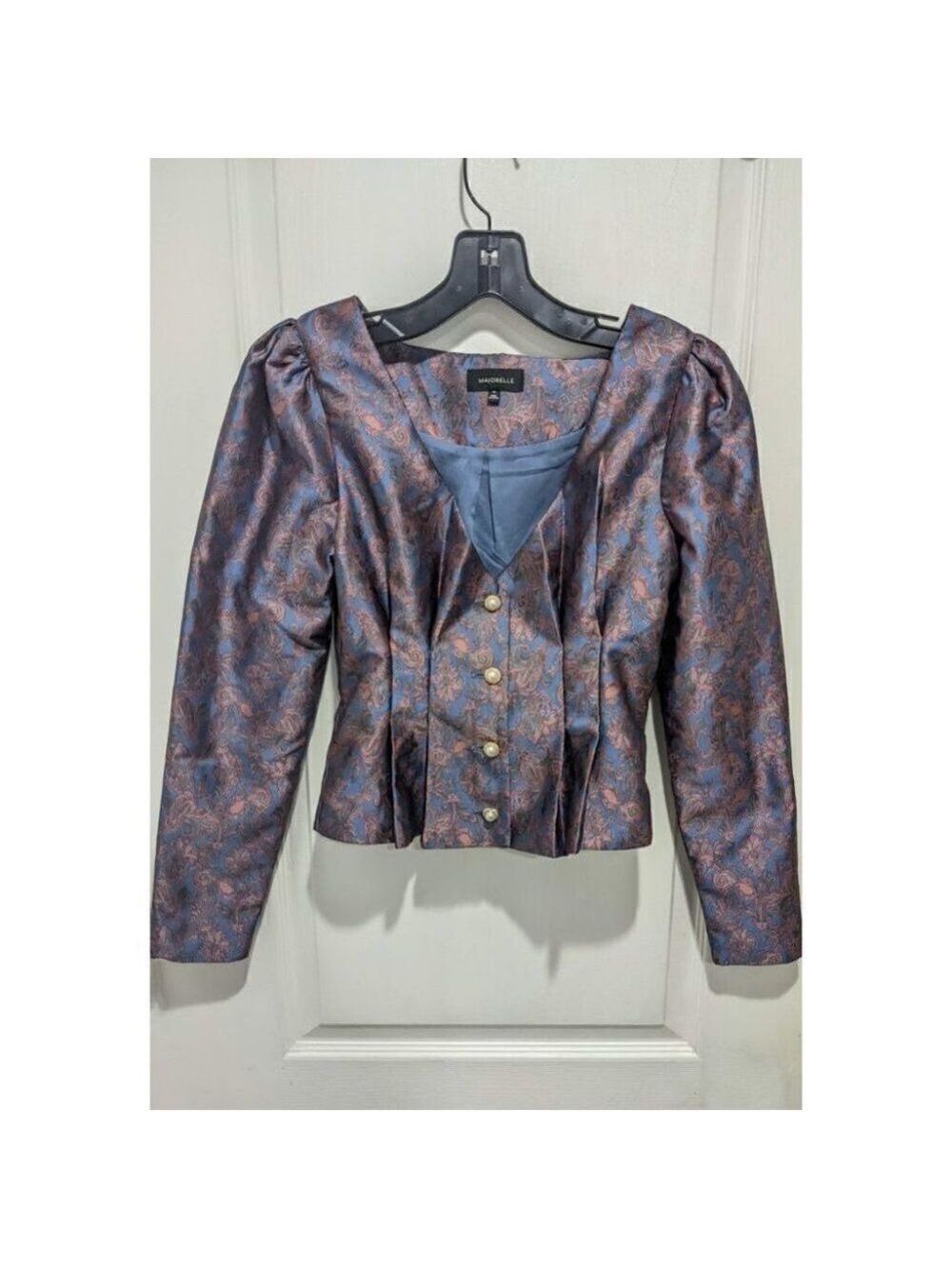 Majorelle | Floral Brocade Jacket